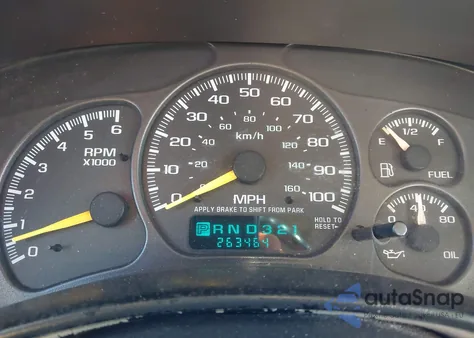 2000 Chevrolet Tahoe All New Ls из США, поврежденный, VIN 1GNEC13T0YJ181560